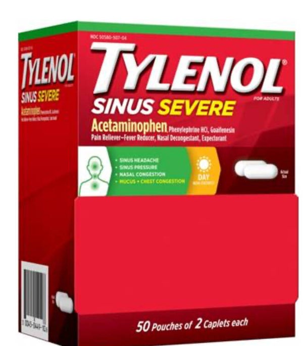 Tylenol Sinus Severe 50ct
