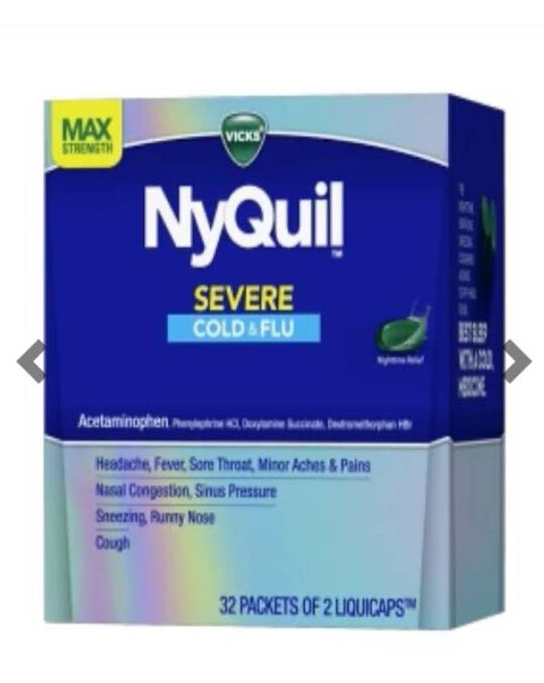 Nyquil Severe Vapocool 50ct