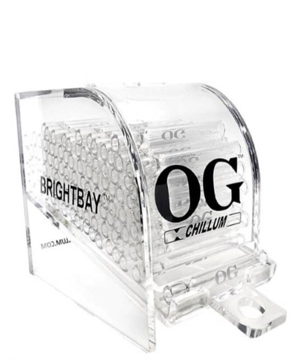 Og Chillum Glass Display 1ct/100pc