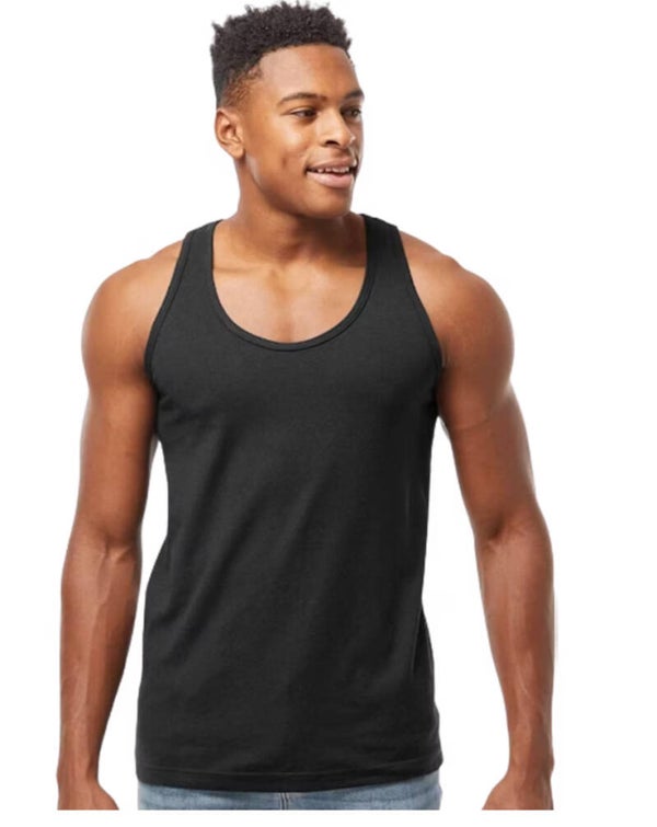 Tank top black Heavy Cotton Tank 12 pcs