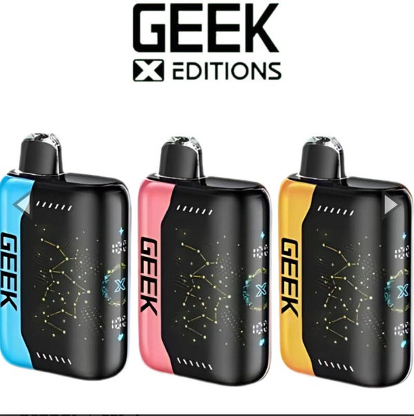 GEEK X EDITIONS 25000 PUFFS 5% NIC DISPOSABLE 5CT/DISPLAY