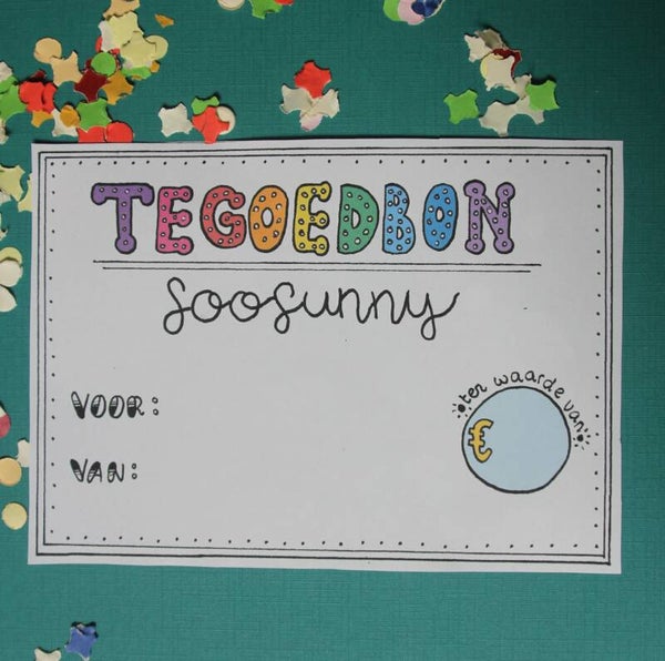 Tegoedbon SooSunny