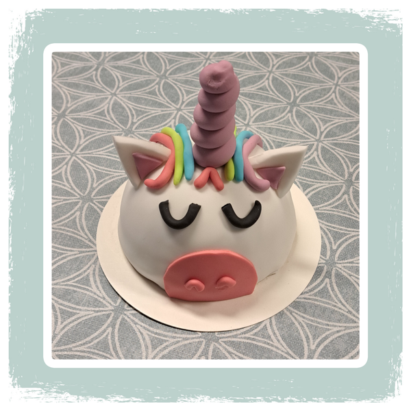 Unicorn taartje (6-8 persoons taartje)