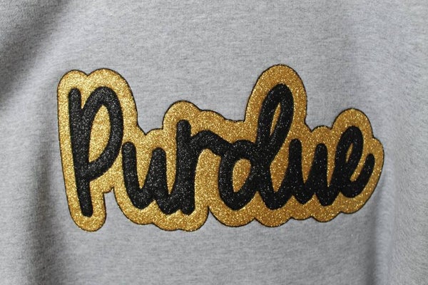 Purdue gold and black