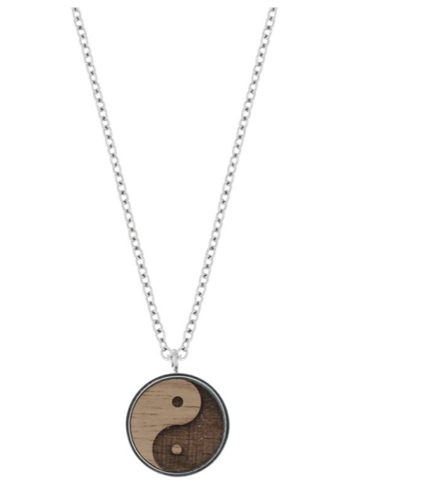 Collier "Yin & Yang" - EYDL WOOD JEWELRY