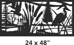 Flamingo Decorative Panel Insert