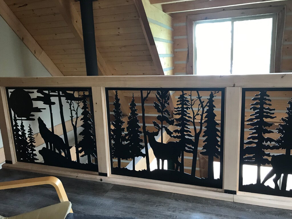 Decorative Railing Panel Inserts | Crafted Metal Works