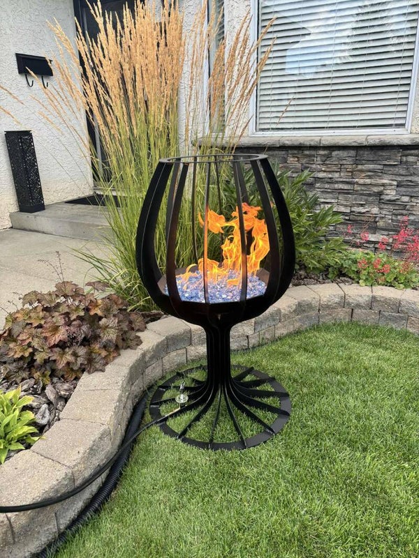 Wine Glass Firepit
