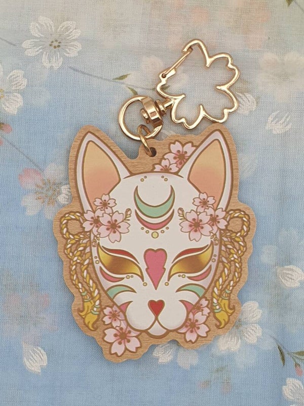 Schlüsselanhänger - Yohaku - Maske Hina
