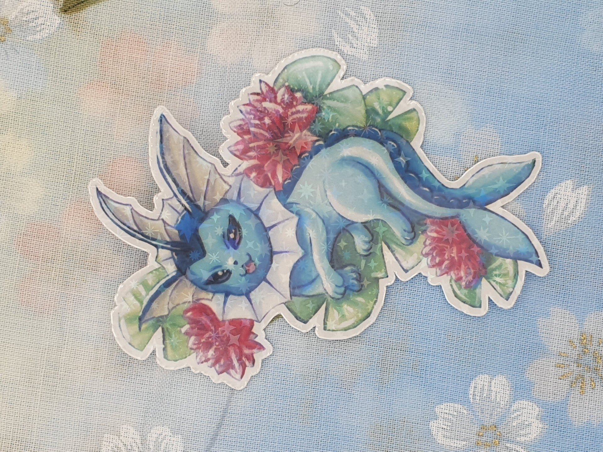 Sticker - Monster - Wasserlilie