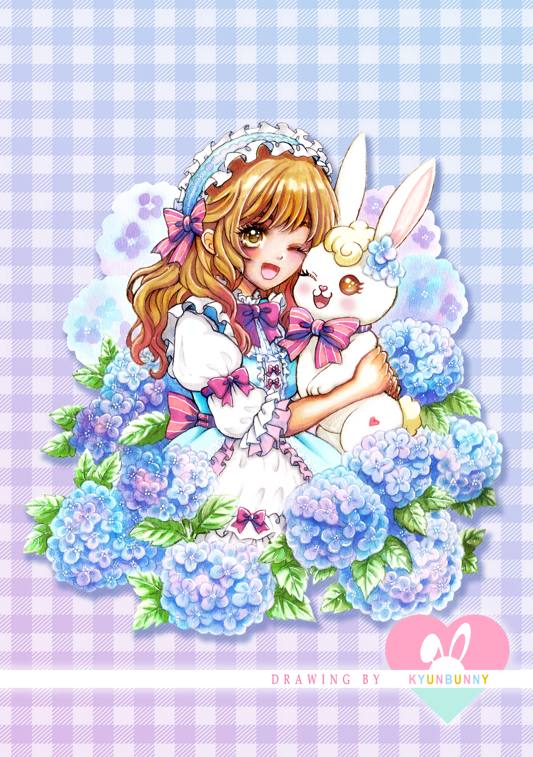 Print - Heartlings - Hydrangea Garden