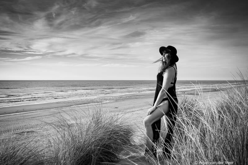 beach; fineart; model; wolken