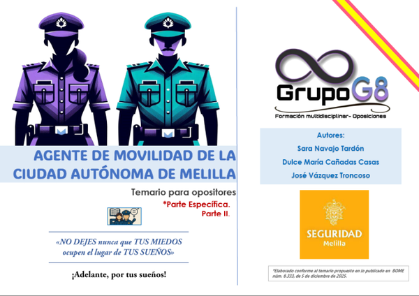 Temario Agente Movilidad Melilla. Parte específica. Parte 2.