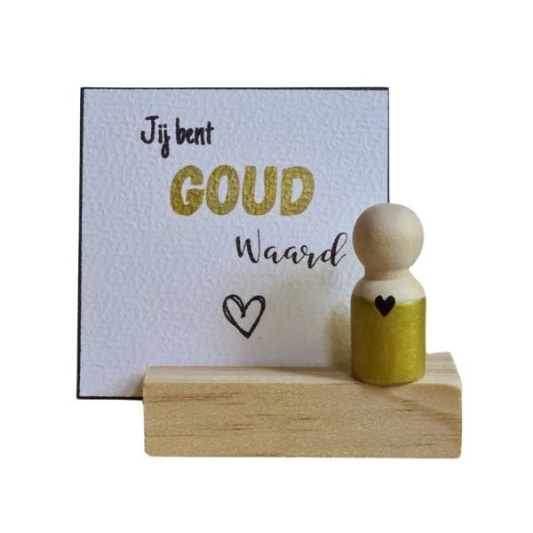 Cadoosje - 'Jij bent Goud waard'