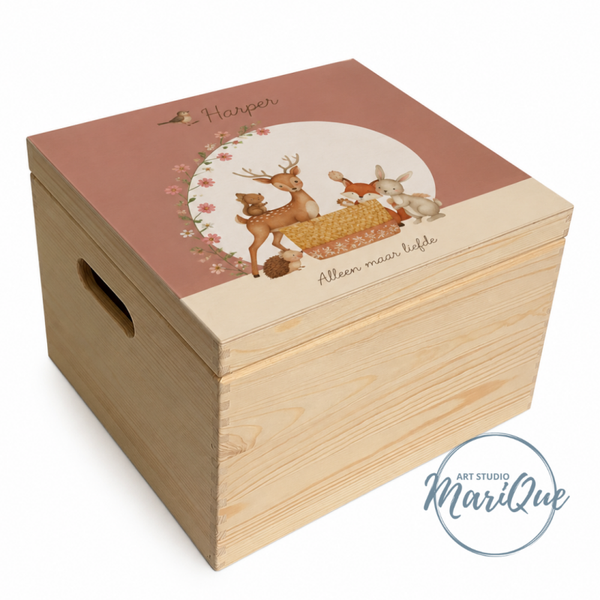 Bewaarbox groot - Gepersonaliseerd