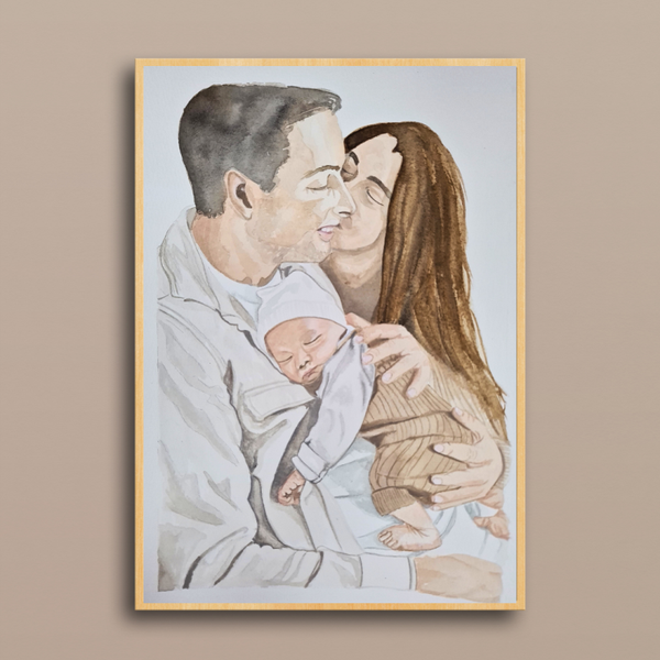 Aquarel Portret op Maat