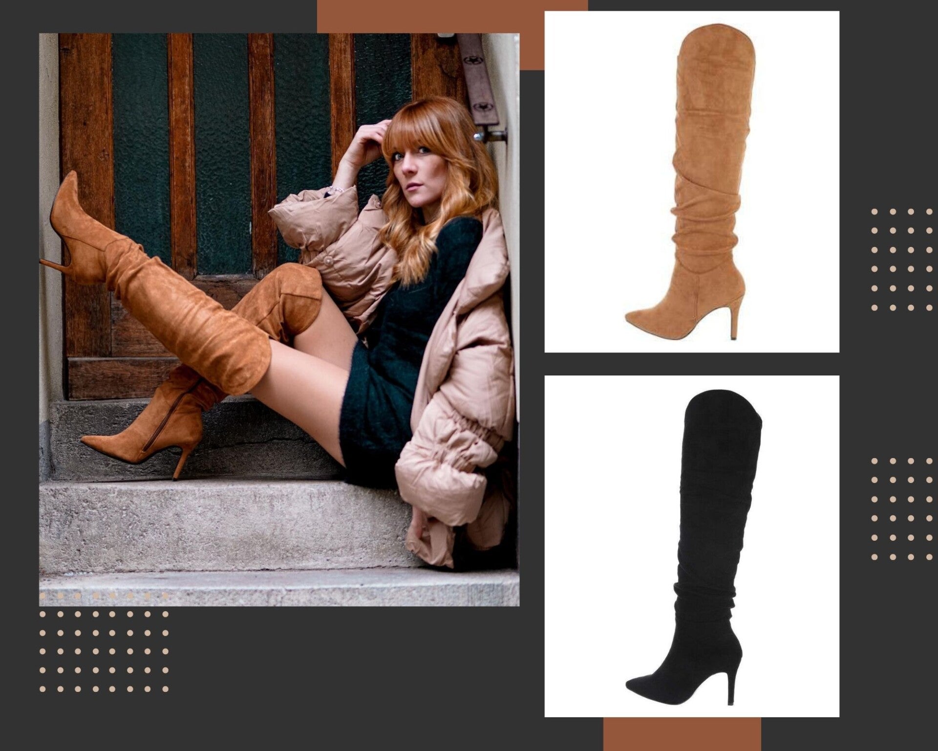 Edgy overknee laars met sexy naaldhak in suedine | HotShoes \u0026 CoolStuff