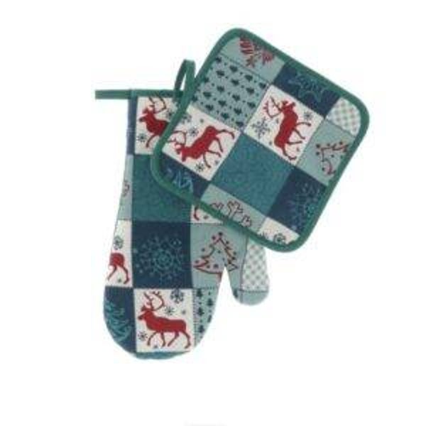 Bundel – Pannenlap en Ovenwant  – Keukenset – 2delig –Tord-Rendier