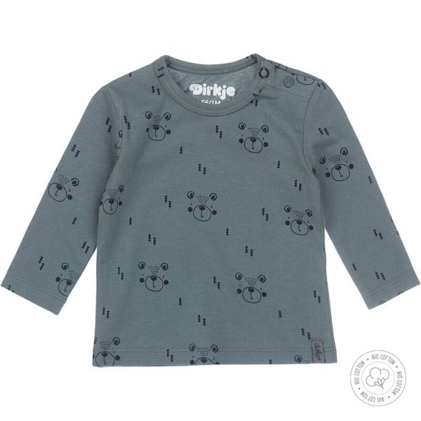 Dirkje T-shirt Bio Cotton Dusty Green