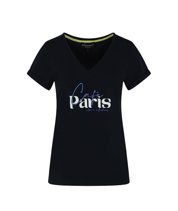 Elvira T-shirt Café Navy