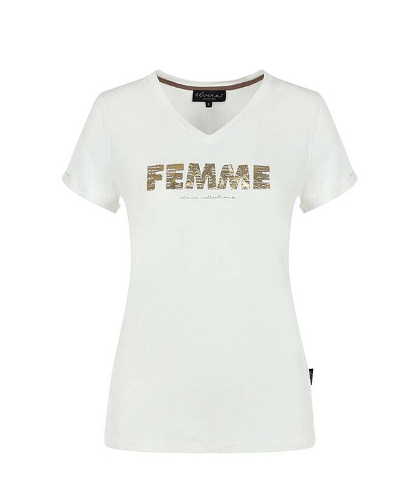 Elvira Top Fenne Offwhite