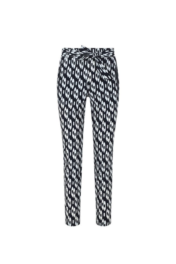 Elvira trouser marissa drop navy travelstof