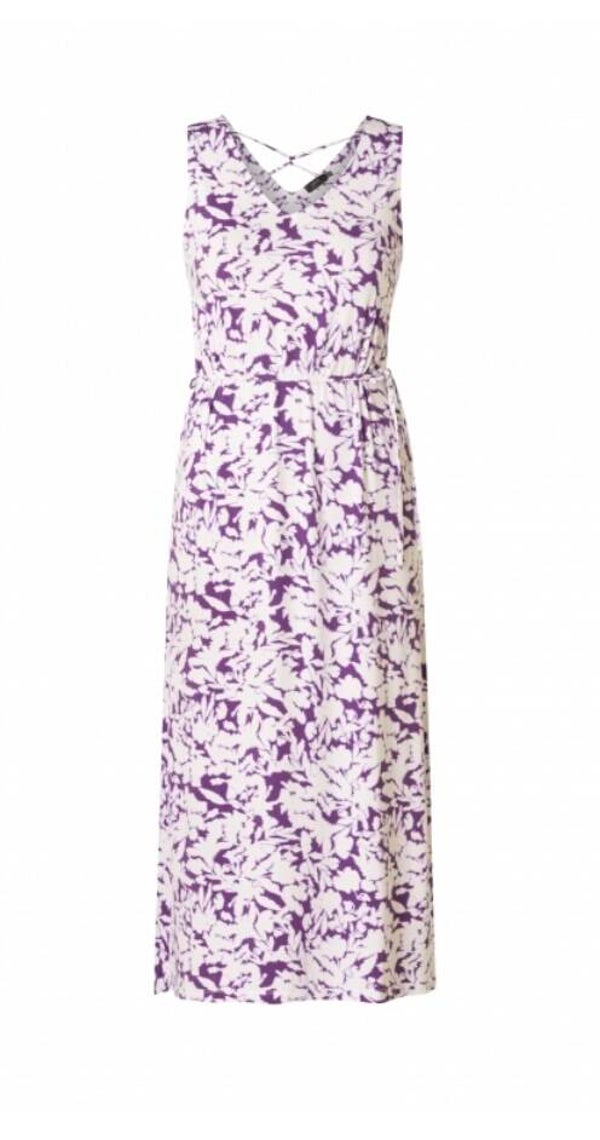Yest Dress Kaydee purple white