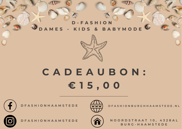Cadeaubon €15,00