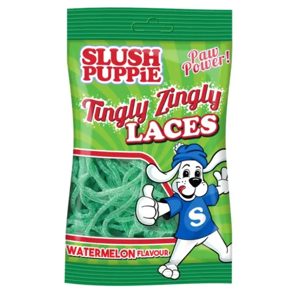 Slush Puppie Tingly Zingly Laces Watermelon