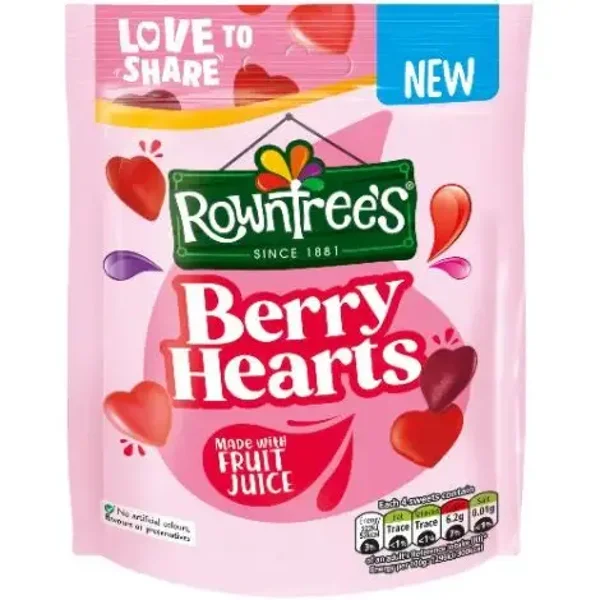 Rowntrees Berry Hearts