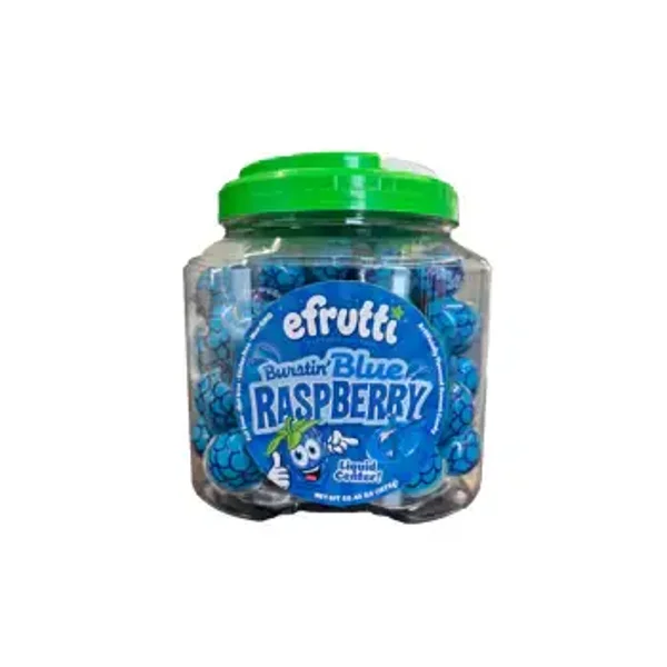 efrutti Burstin' Blue Raspberry 85 Pieces