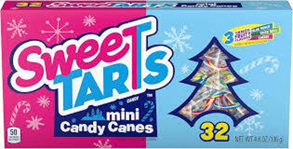 Sweet Tarts Mini Candy Cane