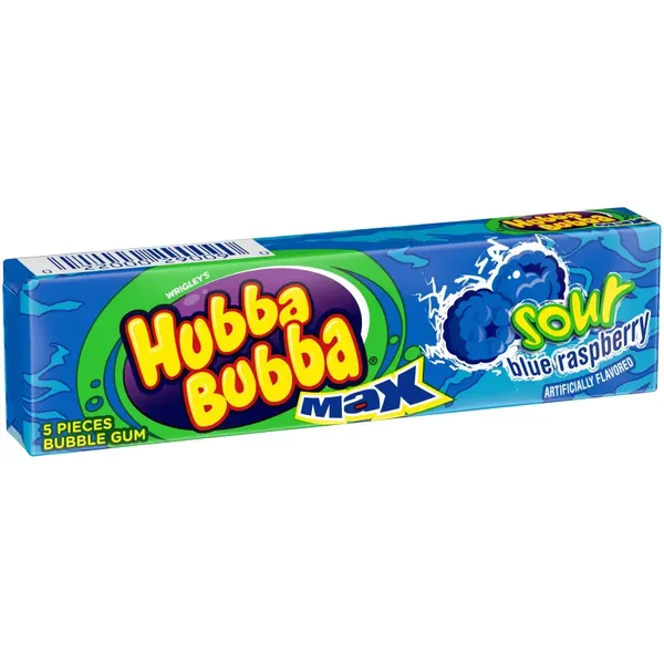 Hubba Bubba Bubble Gum Sour Blue Raspberry