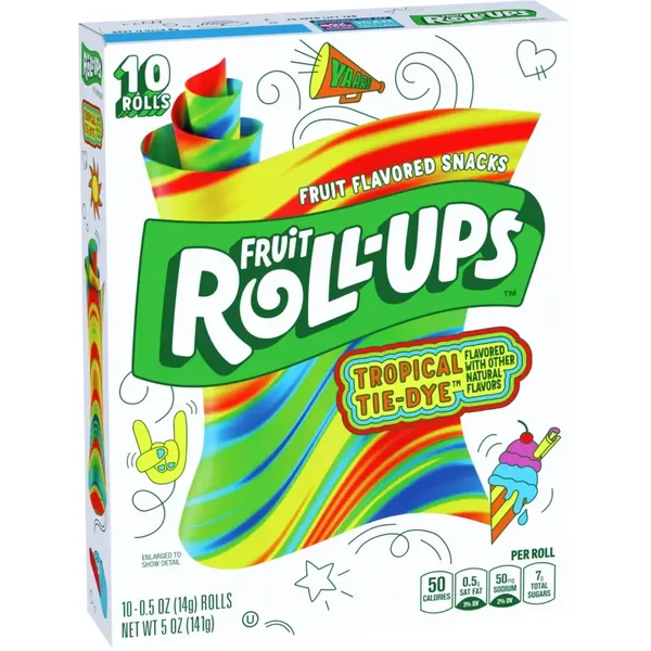 Fruit Roll Ups Tie Dye