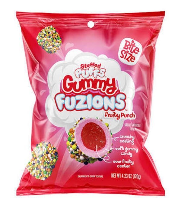 Stuffed Puffs Gummy Fusions Fruity Punch