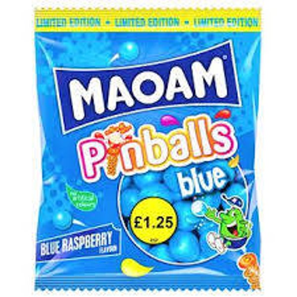 Moam Pinballs Blue Raspberry