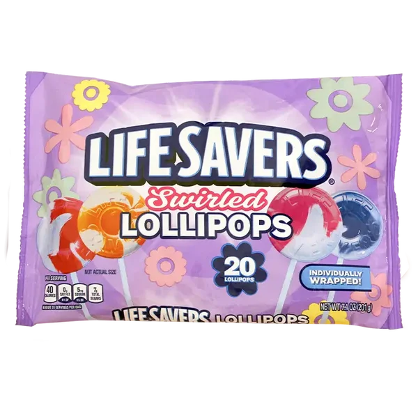 Lifesavers Swirled Lollipops
