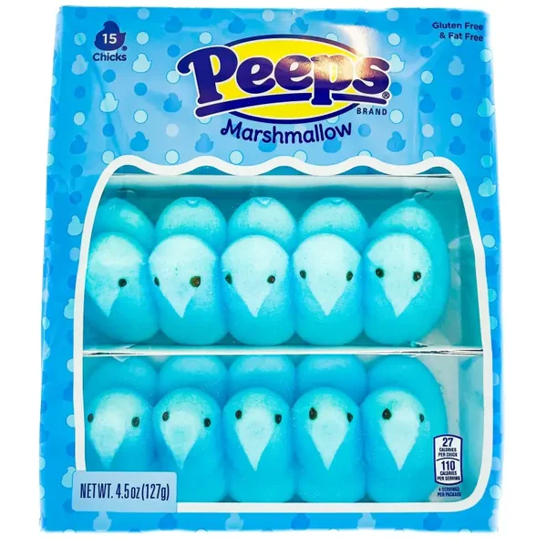 Peeps Chicks Blue 15 Pack