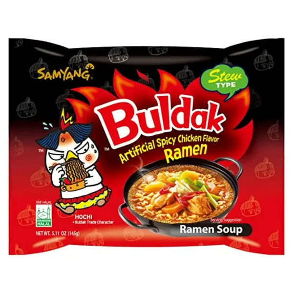 Buldak Instant Noodles Stewed Hot Chicken