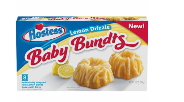 Hostess Baby Bundts Lemon Drizzle