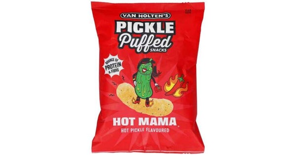 Van Holten's Pickle Puffed Snacks Hot Mama