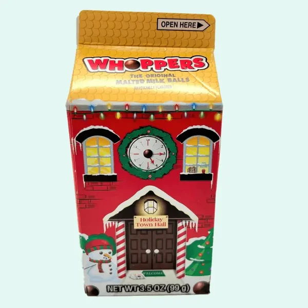 Hershey's Whoppers Christmas Village Carton