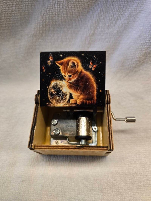 Muziekdoosje Schattig poesje