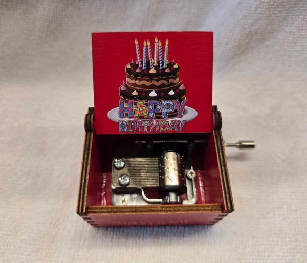 Muziekdoosje Happy birthday!