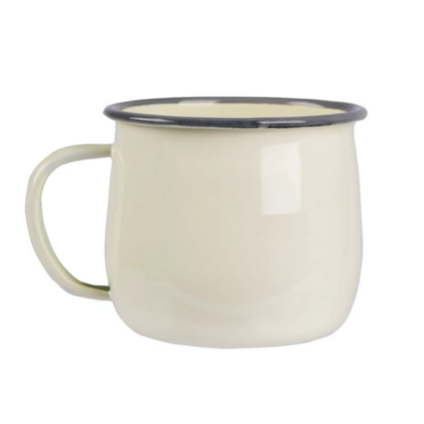 Emaille bolle buik mok créme