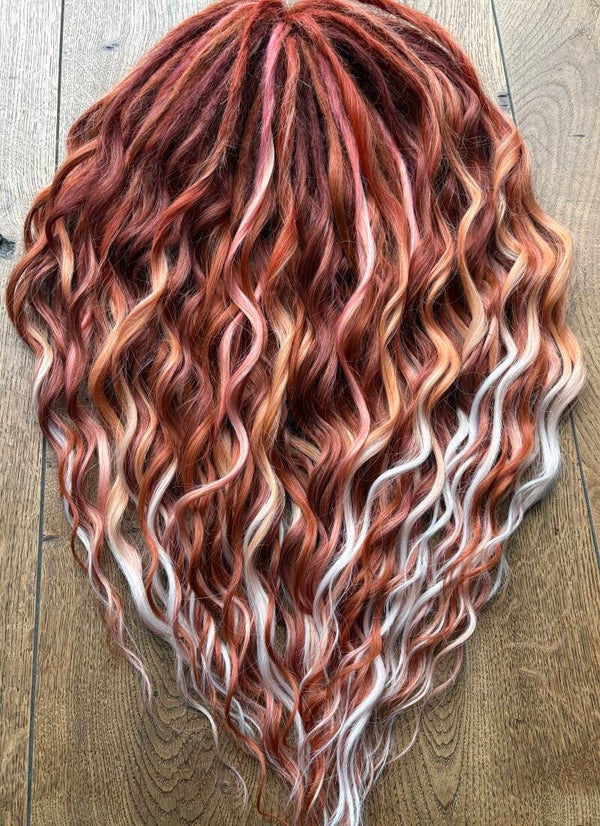 Dreadset beachweave Orange pink