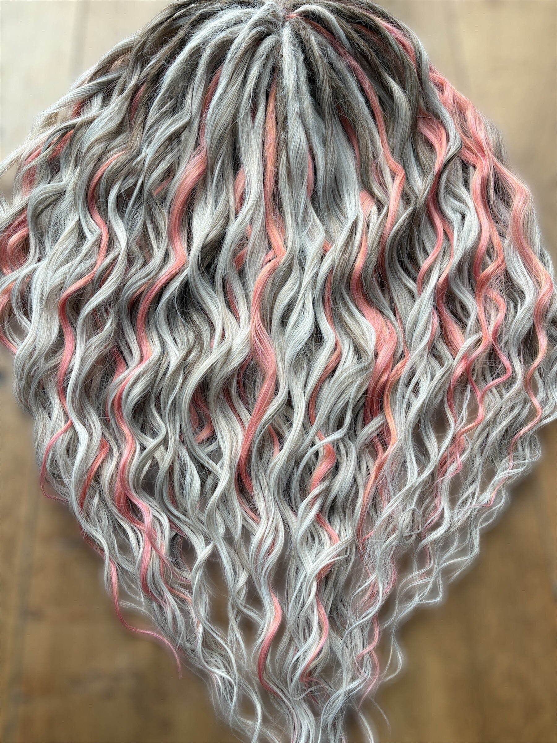 Dreadset beachweave blond/ zalmroze