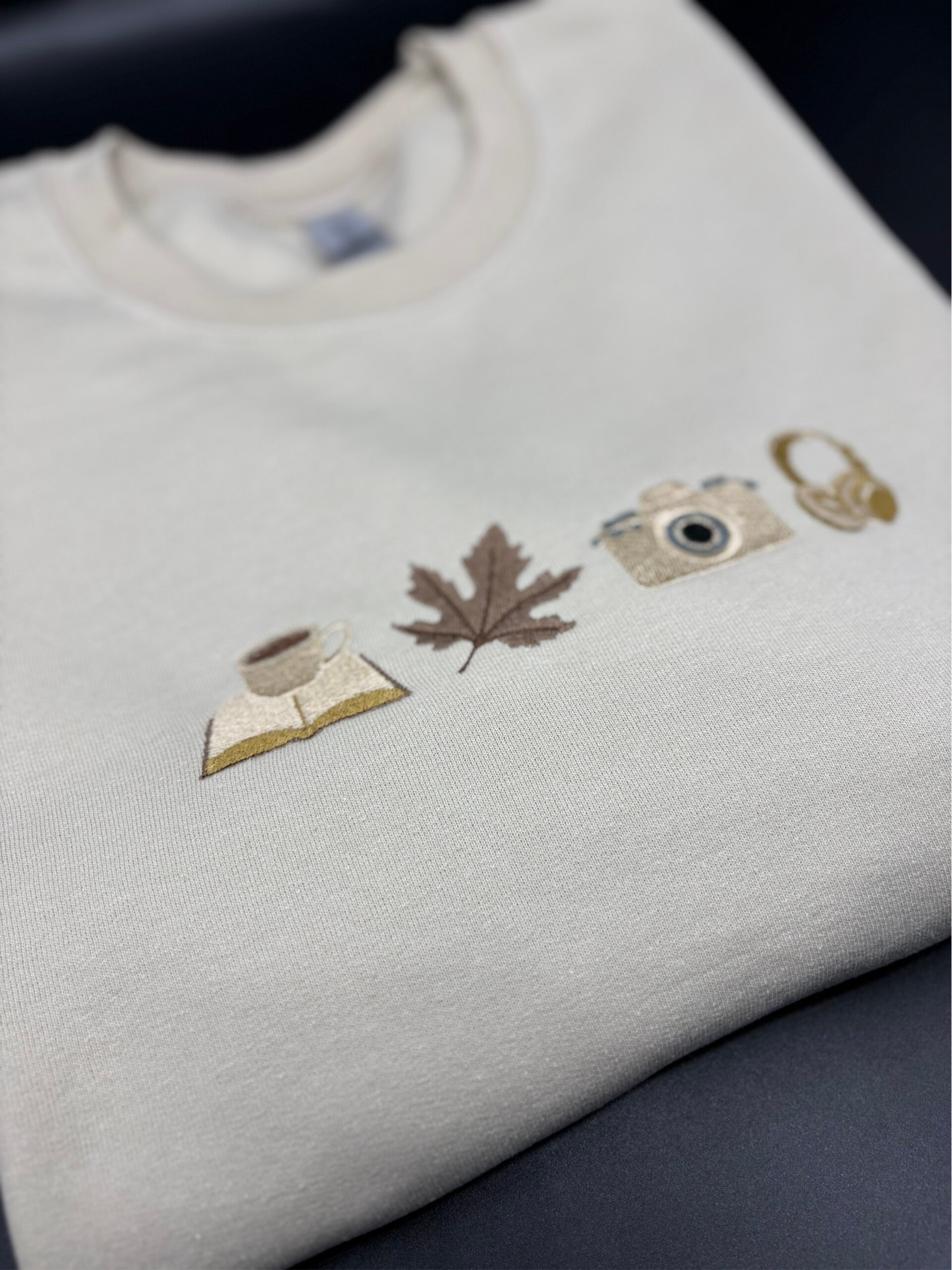 Autumn Vibes Embroidered Sweater