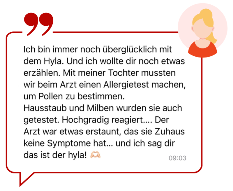 HYLA Erfahrung Allergie Hausstaub Milben