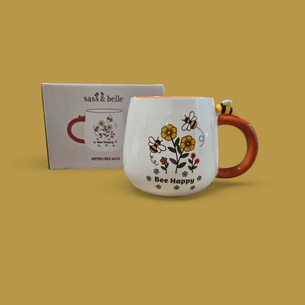 Tasse Retro "Happy Bee"